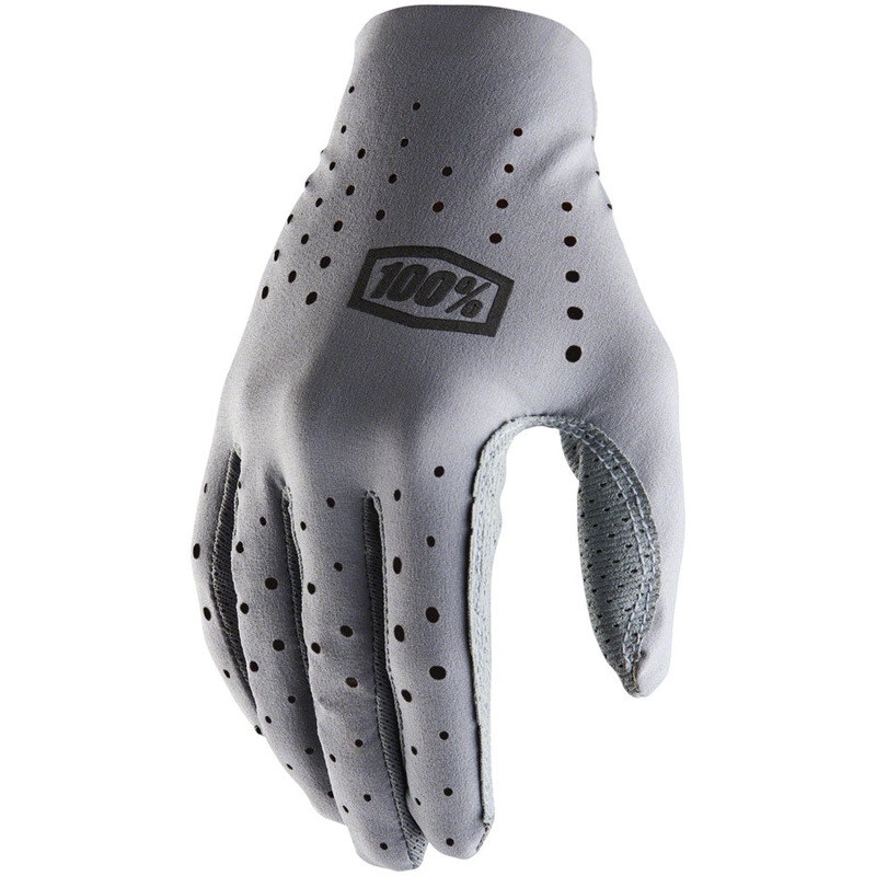 100% Sling Gloves – Gray Full Finger Womens Small
