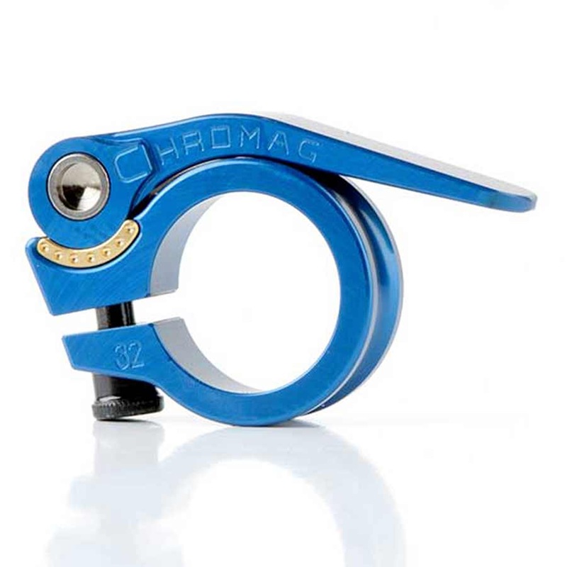 Chromag Aluminum QR Seatpost Clamps | 35mm, CNC Machined, Hard Anodized, Lightweight, Durable Bike Components in Multiple Colors
