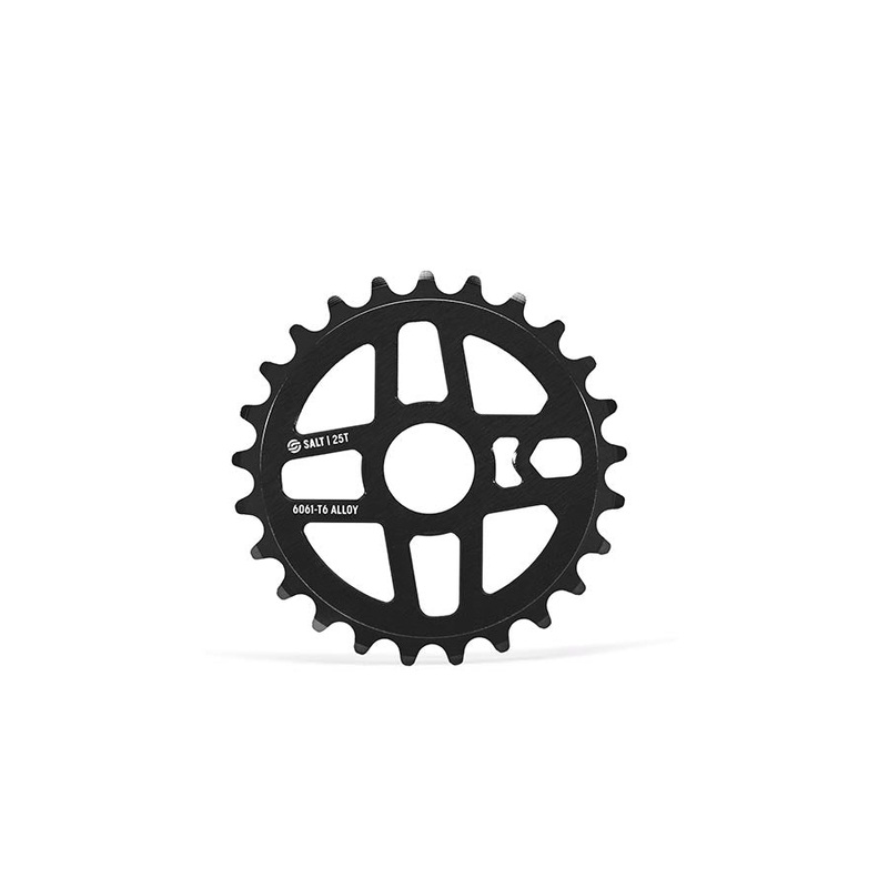 Salt Pro 25-Tooth Aluminum Chainrings  Lightweight, Durable 6061-T6 Alloy Bicycle Sprockets with Adjustable Spindle Adapters