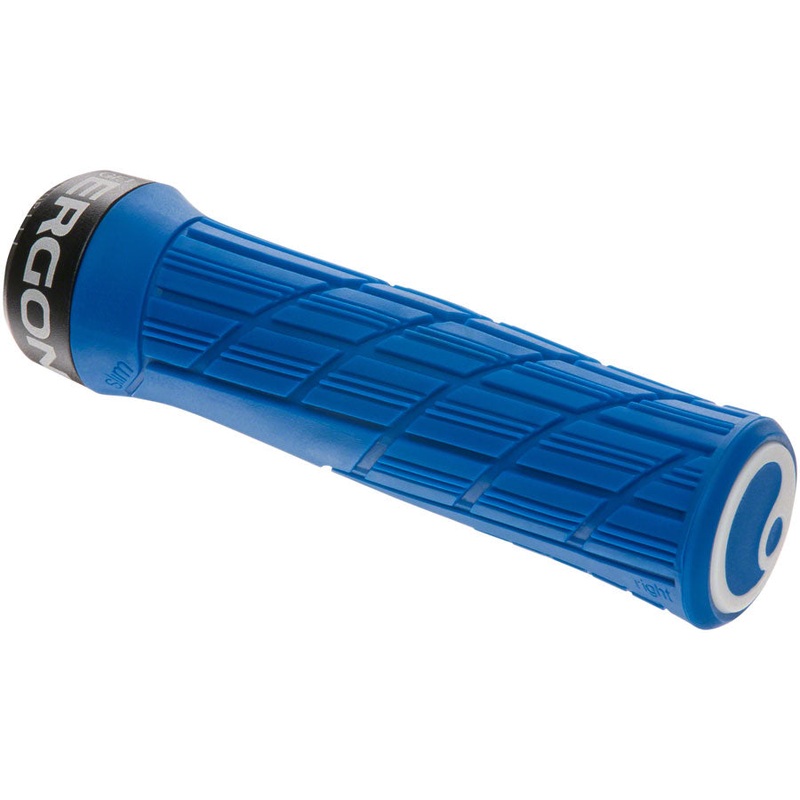 Ergon GE1 Evo Slim Grips – Midsummer Blue, Lock-On