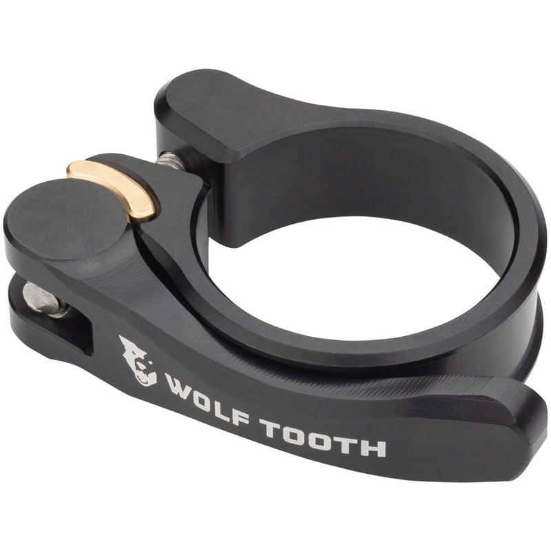 Wolf Tooth Components Quick Release Seatpost Clamp – 28.6mm, Black