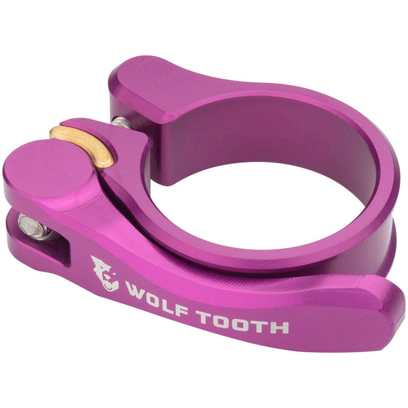 Wolf Tooth Components Quick Release Seatpost Clamp – 31.8mm Purple