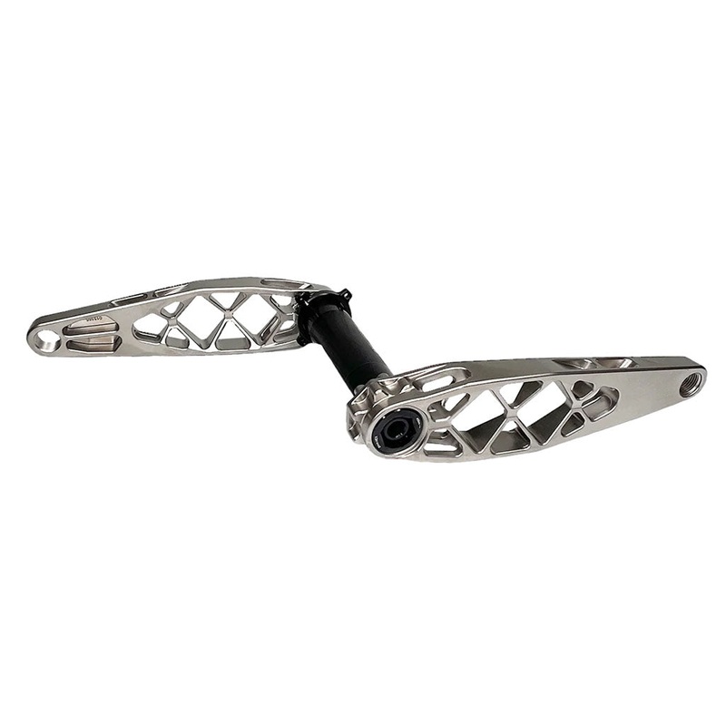 5Dev Titanium Cranks – 165mm  Length – 30mm Spindle – Raw