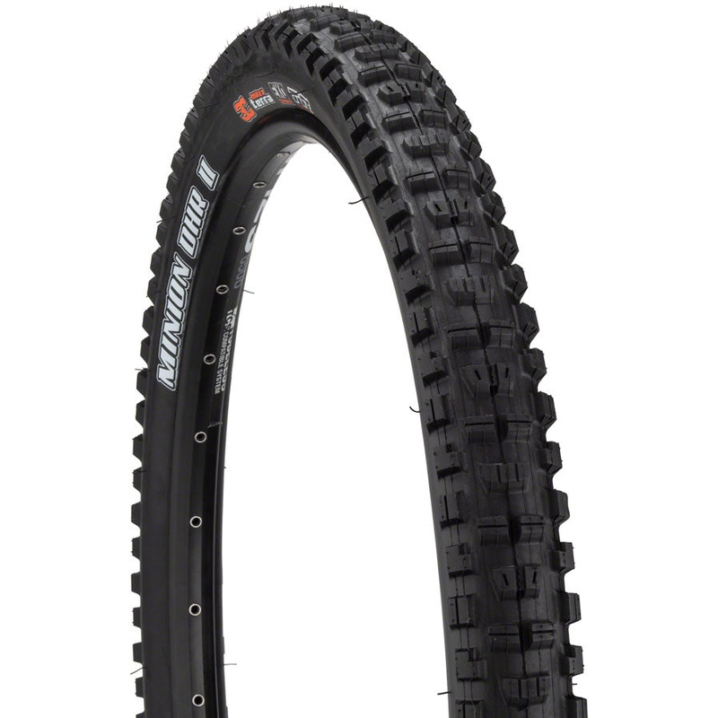 Maxxis Minion DHR II Tire – 27.5 x 2.4 Tubeless Folding BLK 3C MaxxGrip DH Wide Trail