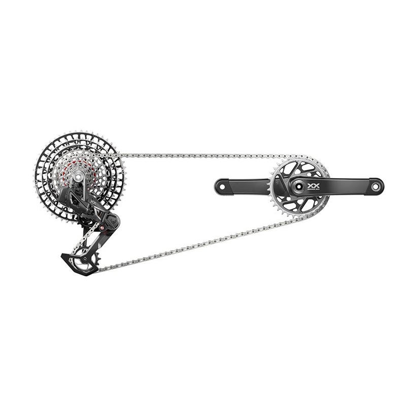 XX SL T-Type Eagle Transmission Groupset – 165mm Crank 34t Chainring AXS POD Controller 10-52t Cassette Rear Derailleur Chain
