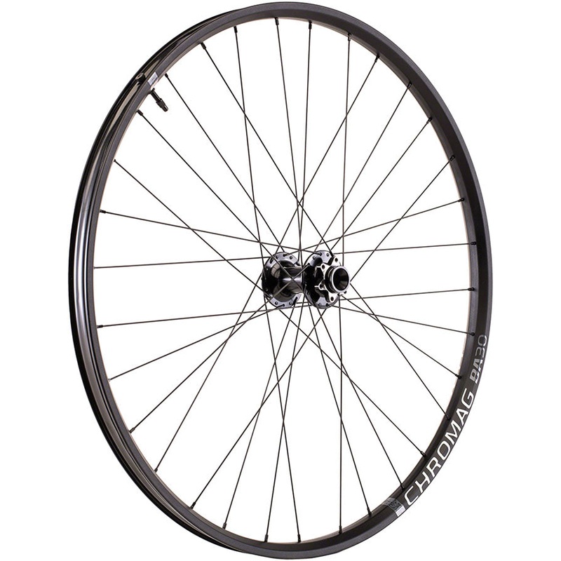 Chromag BA30 Front Wheel – 27.5″, 15 x 110mm, 6-Bolt, Black