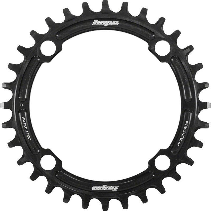 Hope Retainer Chainring – 38t 104 BCD R22 Black