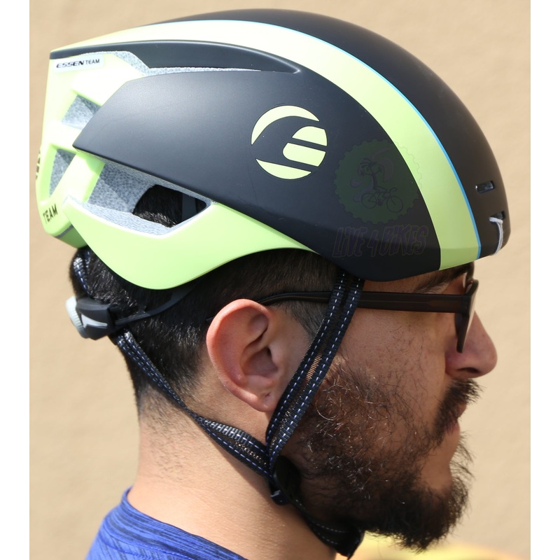 Adult bicycle Helmet Essen Aero Road Bike Helmet Red White Men or Women -Live4Bikes