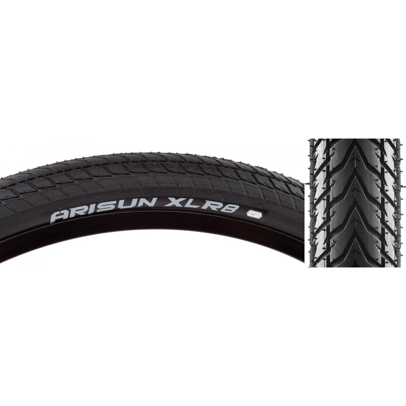 Arisun XLR8 Touring 20 x 1.5 PSI 85 TPI 60 Clincher Wire Black/Black Reflective T080405