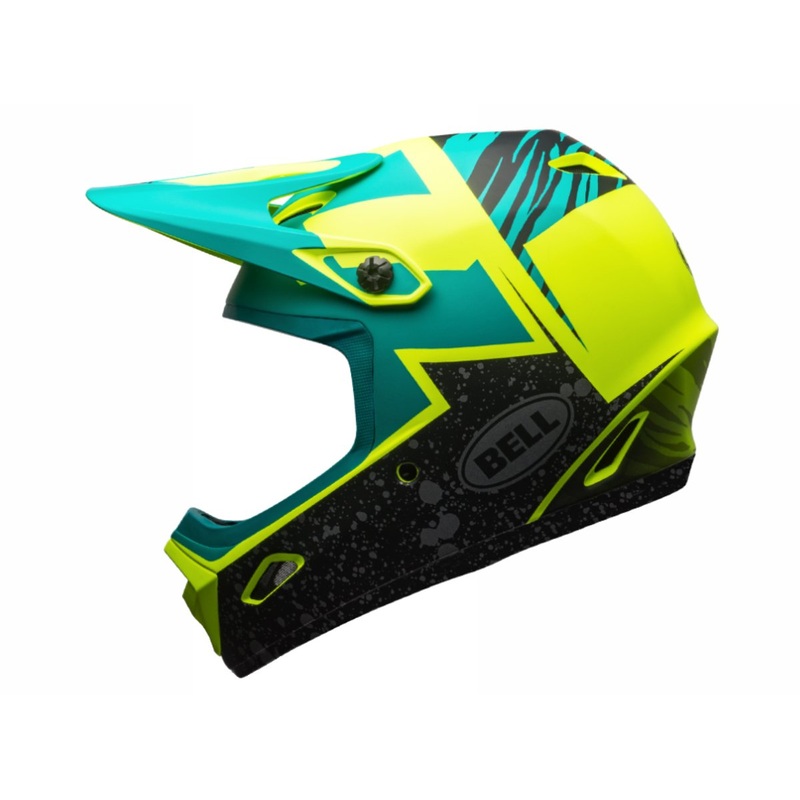 Bell Transfer 9 Full Face Helmet – Matt Retina Sear-Emerald