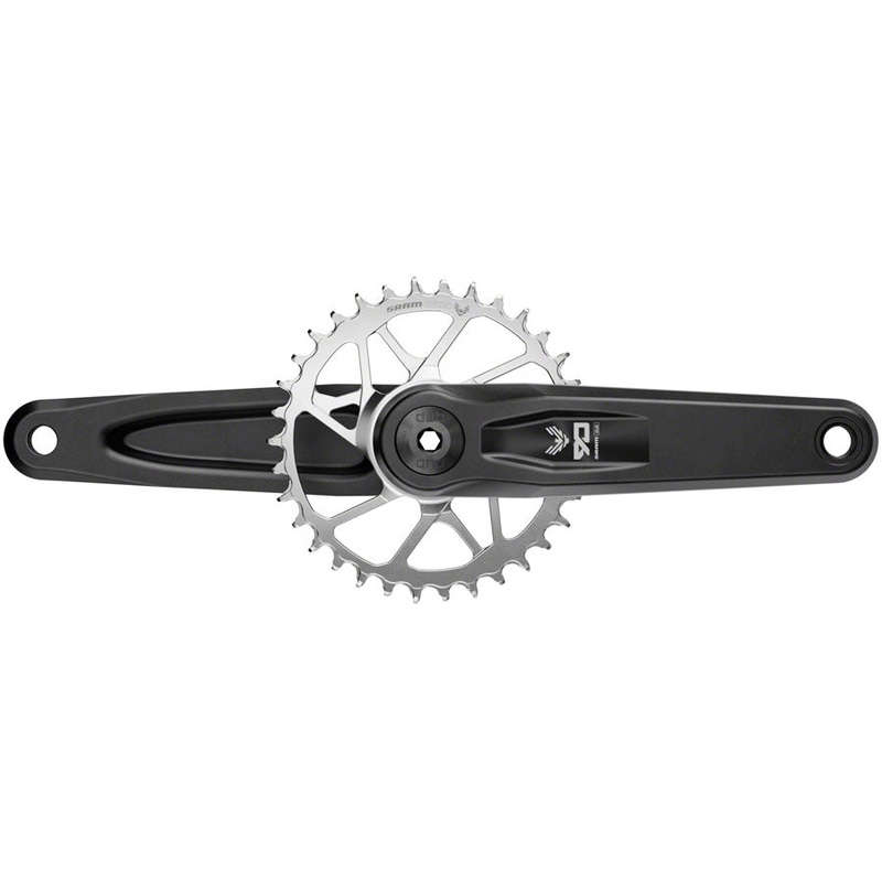 SRAM Eagle 90 T-Type Wide Crankset – 170mm, 12-Speed, 32t Chainring, Direct Mount, 2-Guards, DUB Spindle Interface,