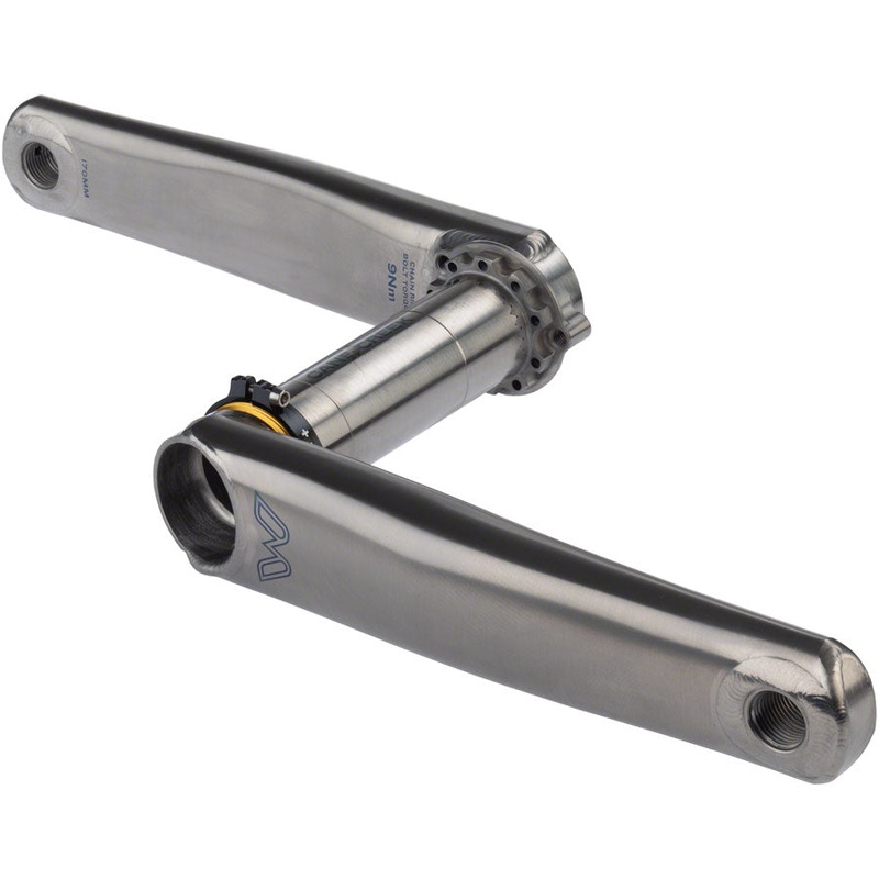 Cane Creek eeWings All-Road Titanium Crankset – 175mm, Direct Mount, 30mm Spindle, Brushed Titanium