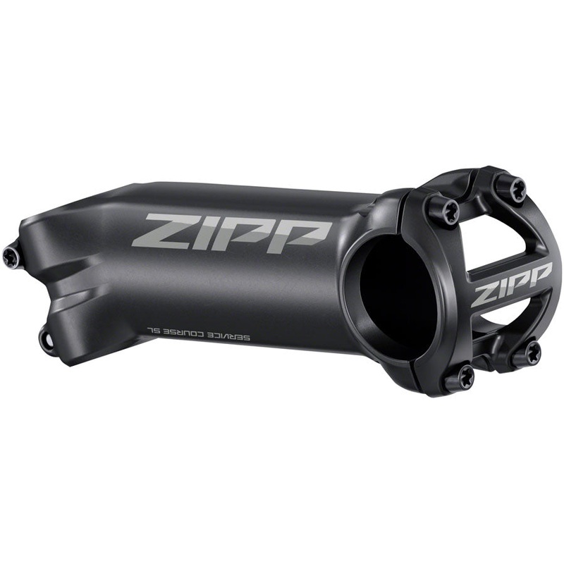 Zipp Service Course SL Stem – 80mm, 31.8 Clamp, +/-6, 1 1/8″, Aluminum, Matte Black, B2