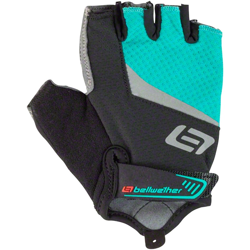 Bellwether Ergo Gel Gloves – Aqua, Short Finger, Women’s, Medium