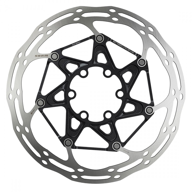 Brake Part Sram Disc Rotor 160 C-Line 6B 2-Piece Rounded Ti Bolts