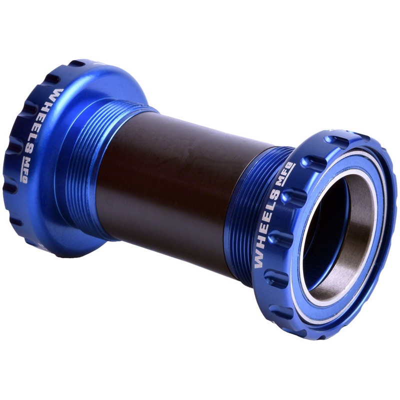 Wheels Manufacturing BSA Bottom Bracket – DUB Spindle, ABEC 3, Blue