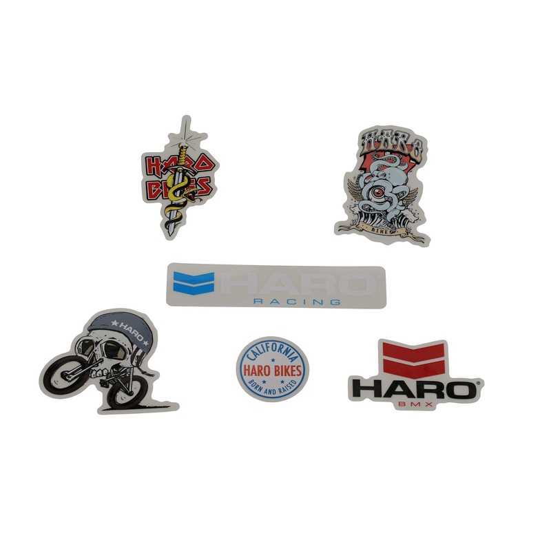 6 Pack Haro Stickers