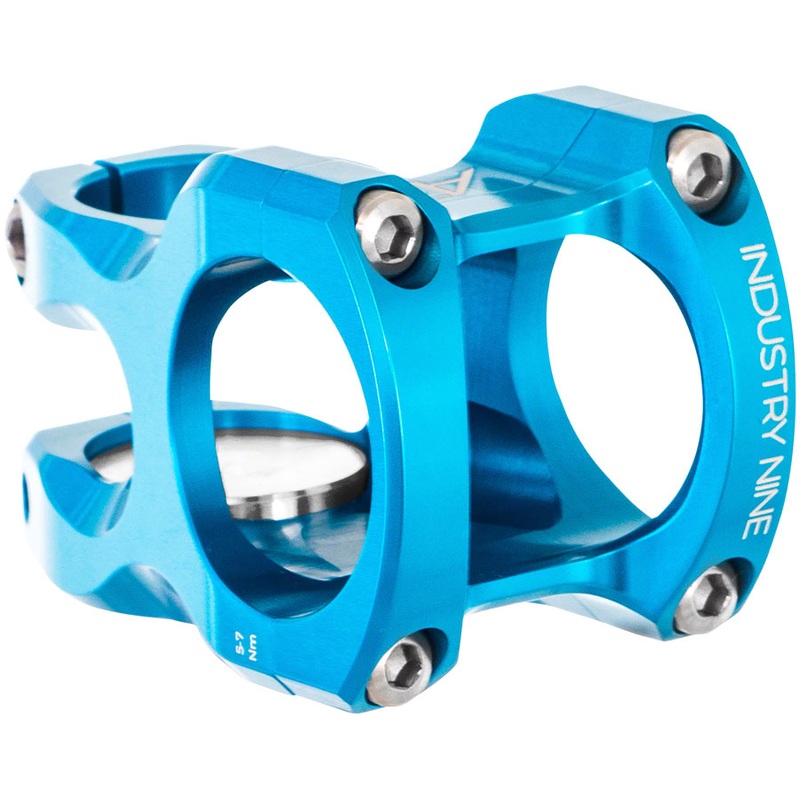 Industry Nine A35 Stem – 40mm 35 Clamp +/-8 1 1/8″ Aluminum Turquoise