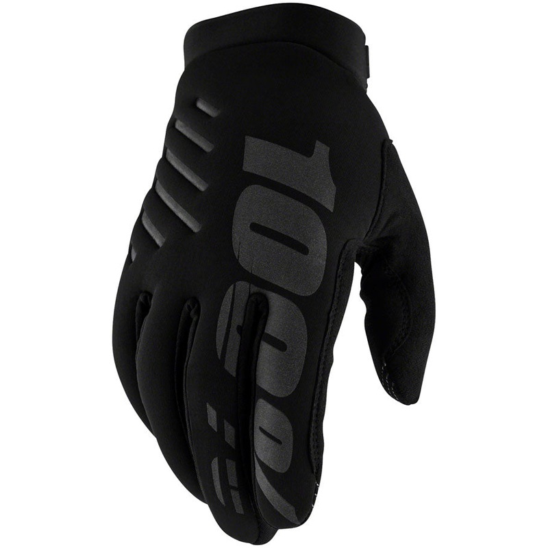 100% Brisker Youth Gloves – Black Small