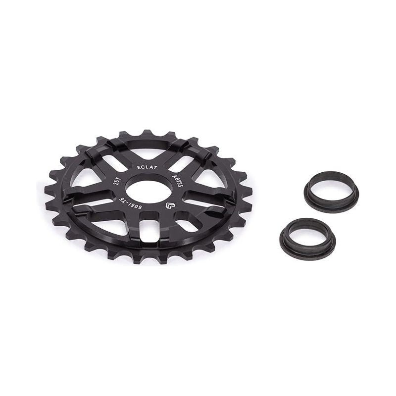 Eclat, Abyss, Chainring, Teeth: 25, 6061-T6 Aluminum, Black