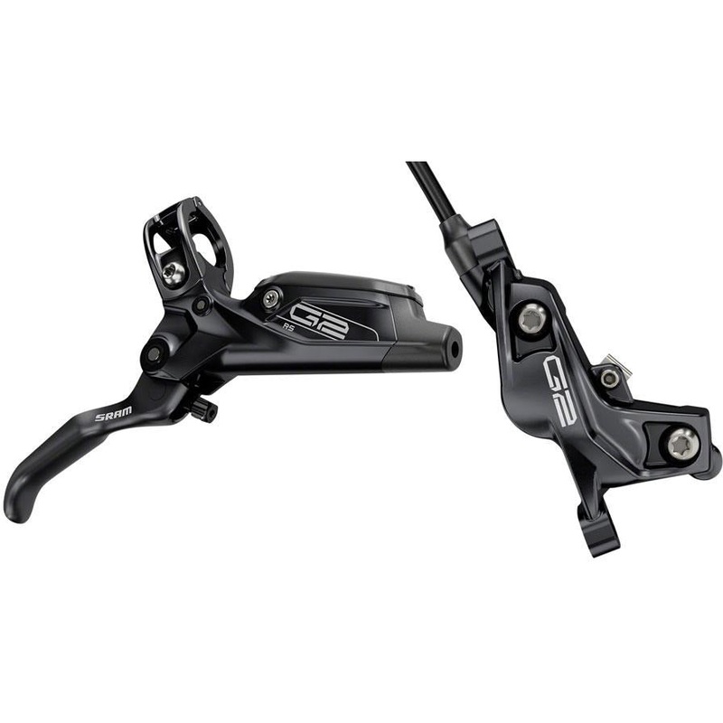 SRAM G2 RS Disc Brake and Lever – Front, Hydraulic, Post Mount, Diffusion Black Anodized, A2