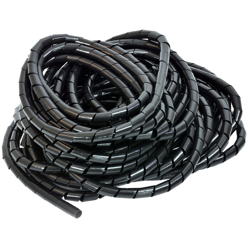 Wheels Manufacturing Cable Wrap – Black, Flexible Cable Management Solutions for Bikes, Protecting Shifting, Braking & Electronic Cables in 1m & 10m