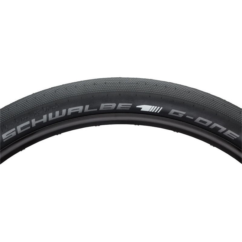 Schwalbe G-One Speed Tire – 700 x 50 / 28 x 2 Tubeless Folding BLK Evolution Line Addix SpeedGrip SuperGround E-25