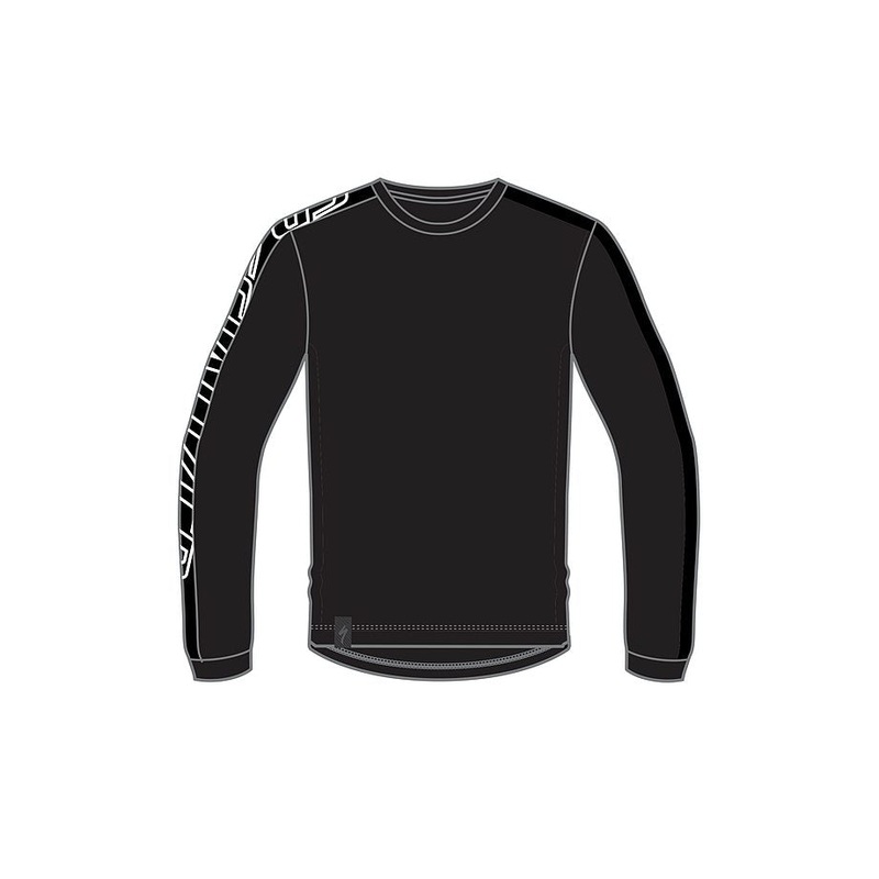 Specialized trail jersey ls yth black m