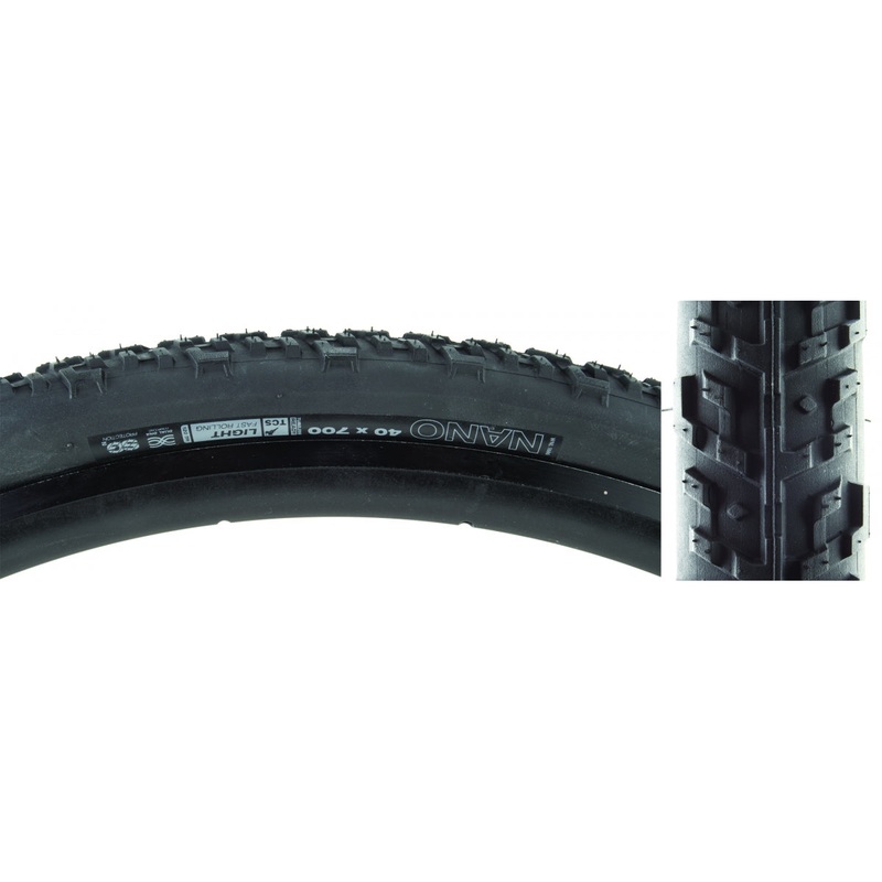 Tire Wtb Nano 700X40 Black/Bk Tcs Light Fr/Dual Dna/Sg2 Fold