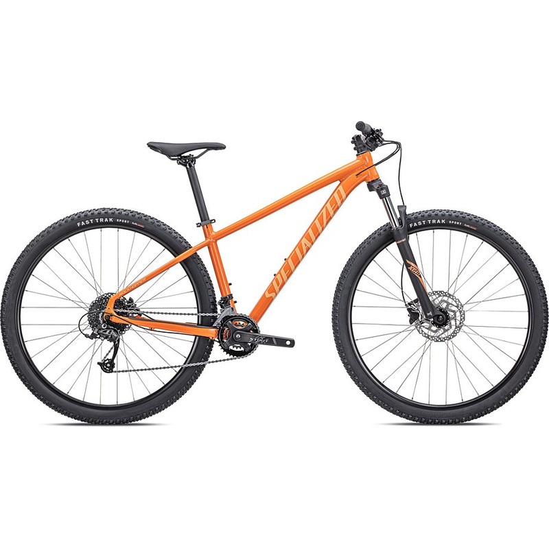 2022 Specialized rockhopper sport 26 bike gloss blaze / ice papaya xxs