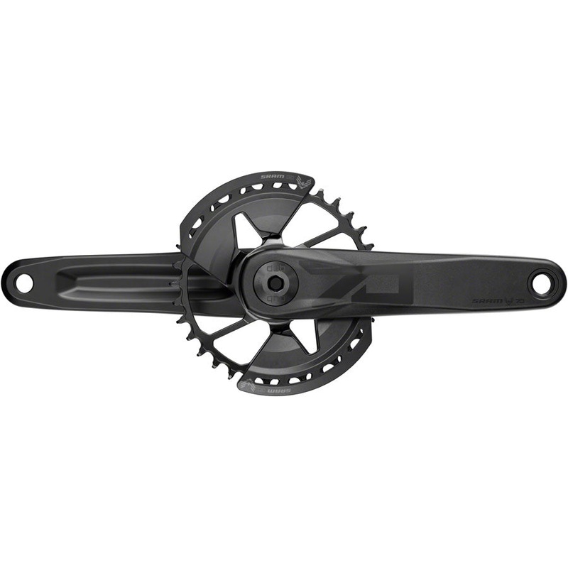 SRAM Eagle 70 T-Type Wide Crankset – 165mm, 12-Speed, 32t Chainring, Direct Mount, 2-Guards, DUB Spindle Interface,