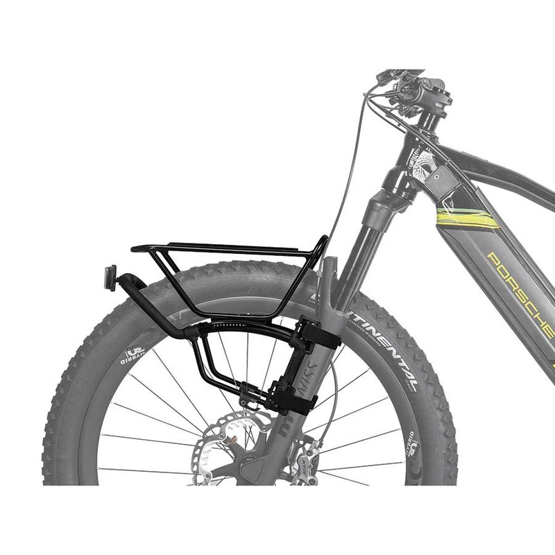 Topeak TetraRack M1 Front Rack for MTB – Fork Blade Strap Mount Black