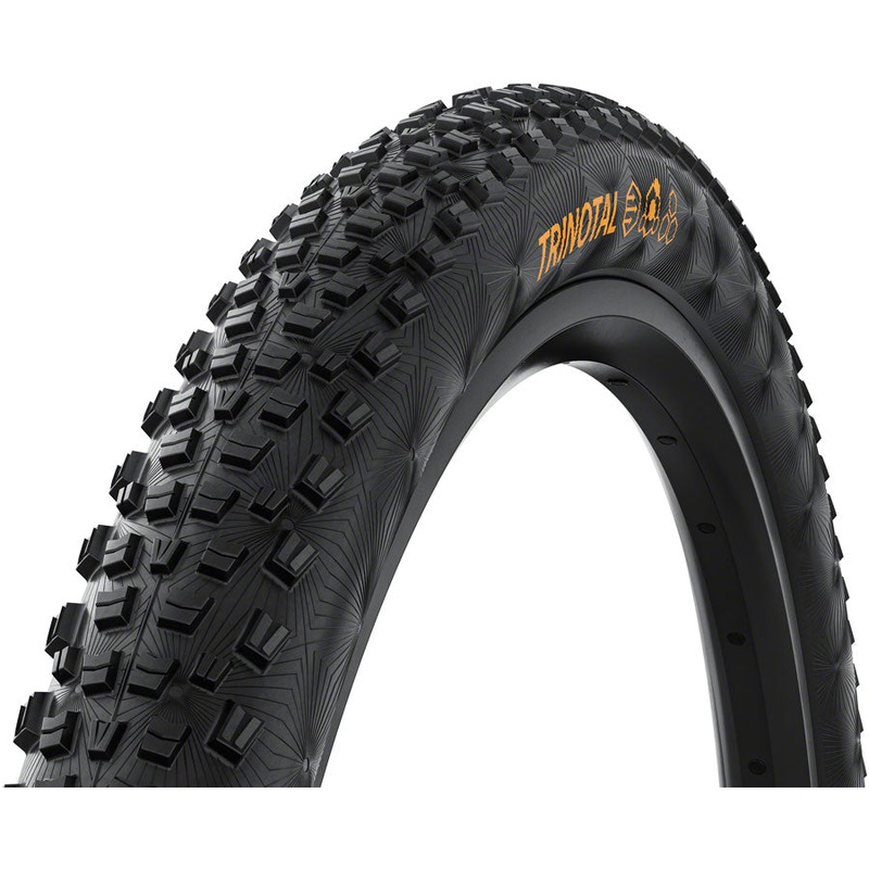 Continental Trinotal Tire – 29 x 2.40 Tubeless Folding BLK Grip Race Casing E25