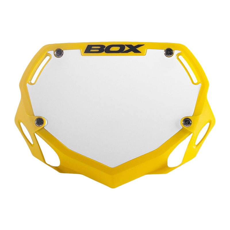 Box components Box Two Number Plate  Yellow Small 73g 6.5` X 9`