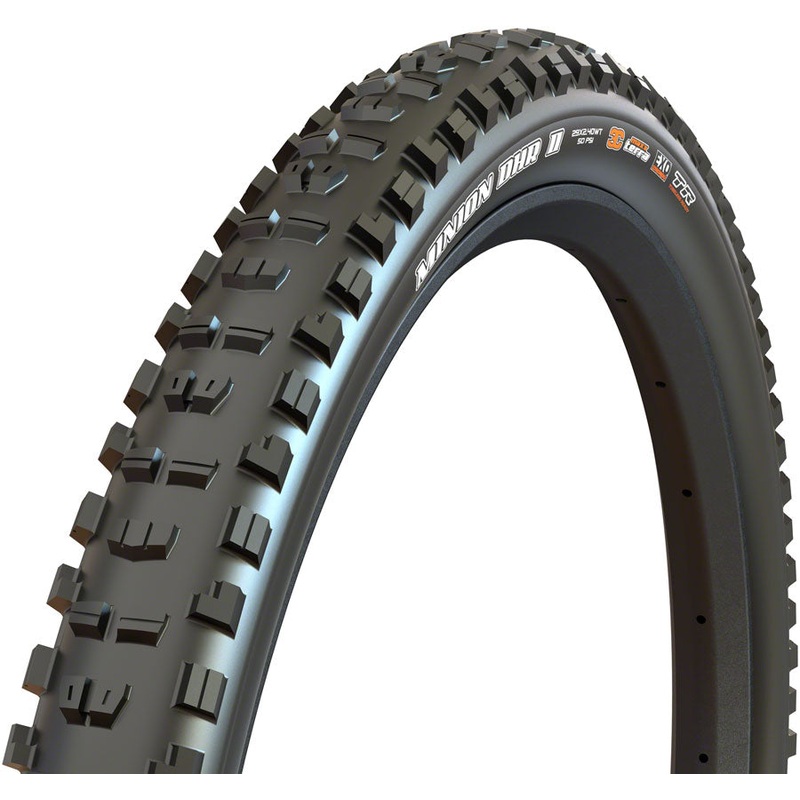 Maxxis Minion DHR II Tire – 27.5 x 2.5, Tubeless, Folding, Black, 3C MaxxGrip, DH TB00551200
