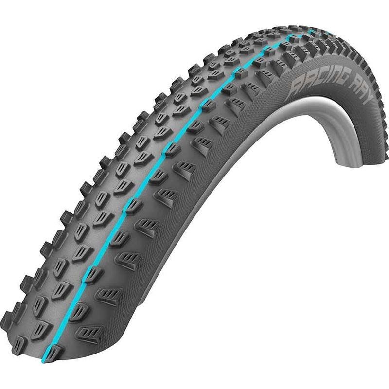 Schwalbe Racing Ray Tire – 29 x 2.25 Tubeless Folding Black Performance Line TwinSkin Addix