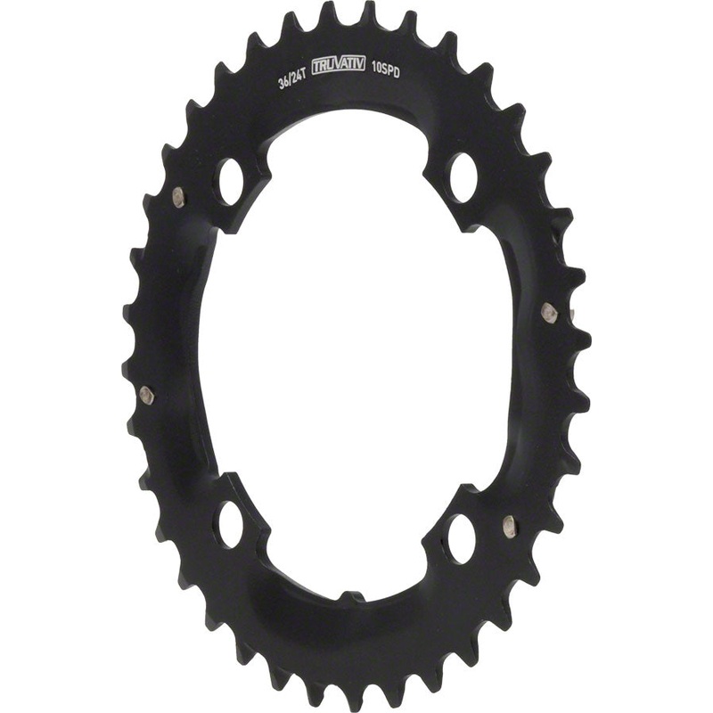 SRAM/Truvativ X0 X9 Chainring 38t 104 BCD 10-Speed Aluminum Blk Use with 24T