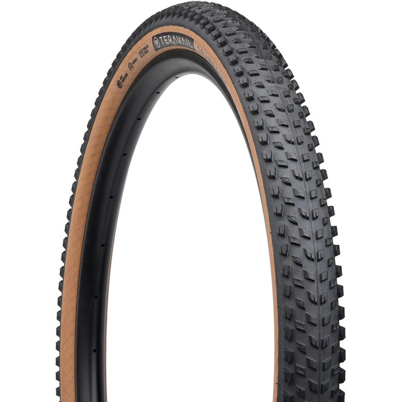 Teravail Drawpoint Tire – 29 x 2.4 Tubeless Folding Tan Light Trail Grip Compound