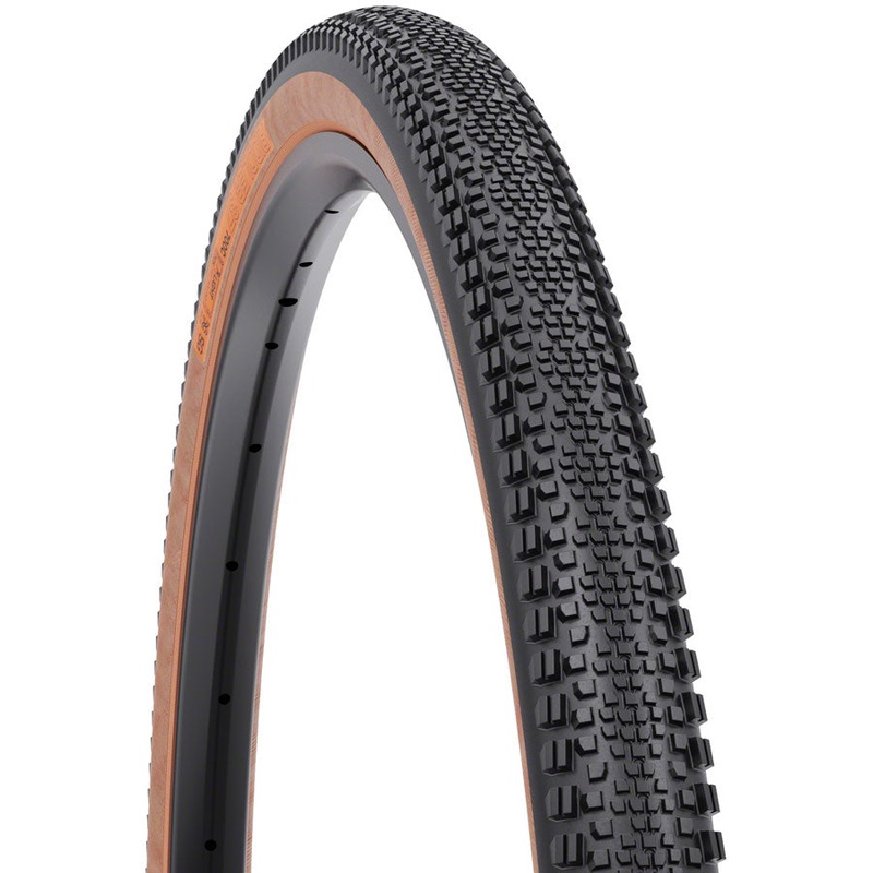 WTB Riddler Tire – 700 x 37, TCS Tubeless, Folding, Black/Tan, Light/Fast Rolling, Dual DNA, SG
