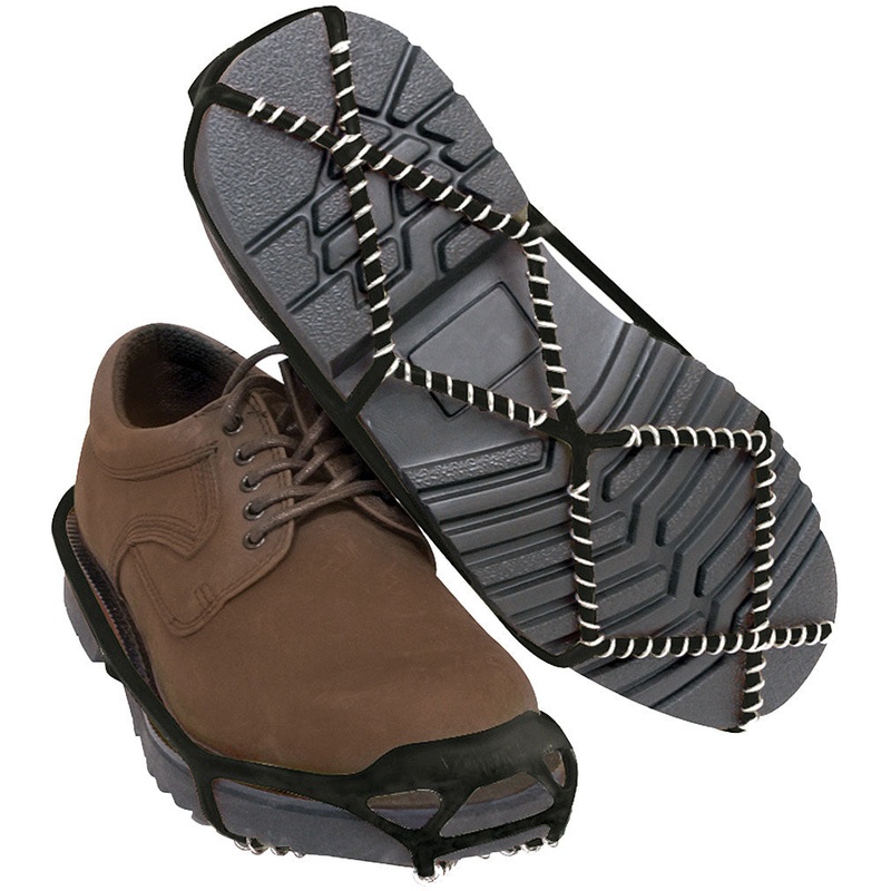 Yaktrax Walk Winter Traction Cleats for Ice & Snow – Spikeless Steel Coil Grip, Easy-On/Off, Elder & Kid Friendly, Durable, Rust-Resistant