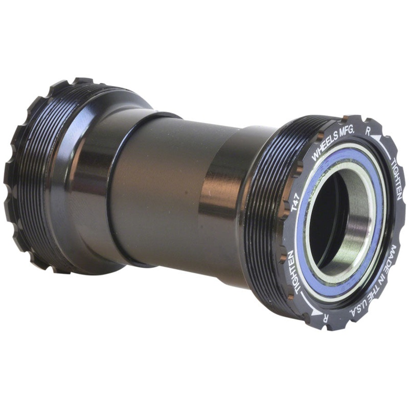 Wheels Manufacturing T47 Inboard Bottom Bracket for 22/24mm SRAM/GXP Spindles with ABEC-3 Bearings