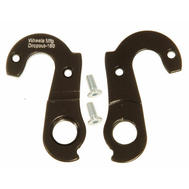 Wheels Mfg Derailleur Hanger DropOut-160 w Hardware Wilier Merckx #160 Black