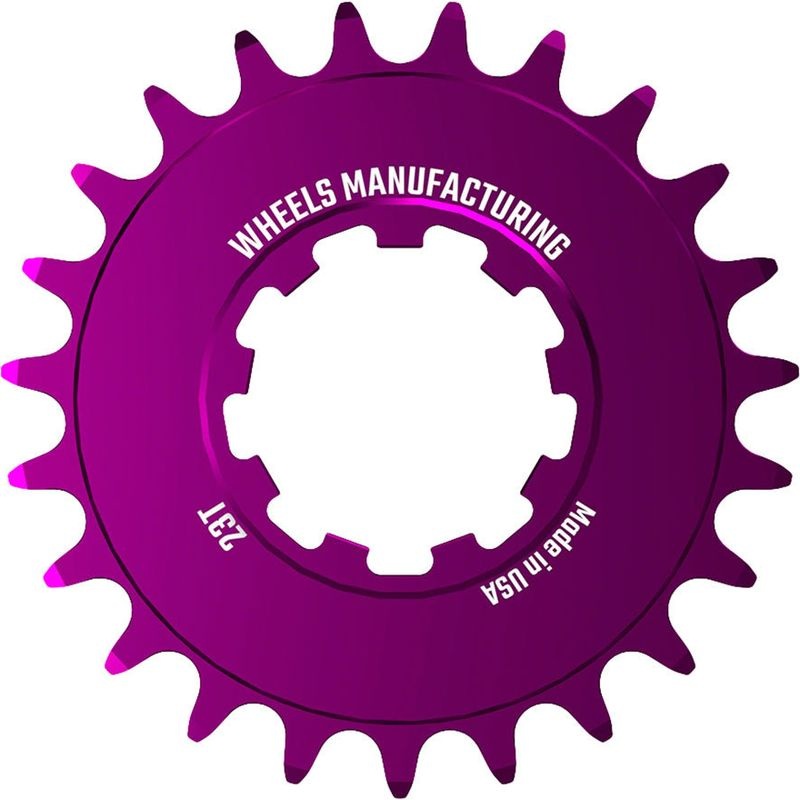 Wheels Manufacturing SOLO-SPEED Cog – 23t Fits SOLO-SPLINE and SOLO-XD kits Purple