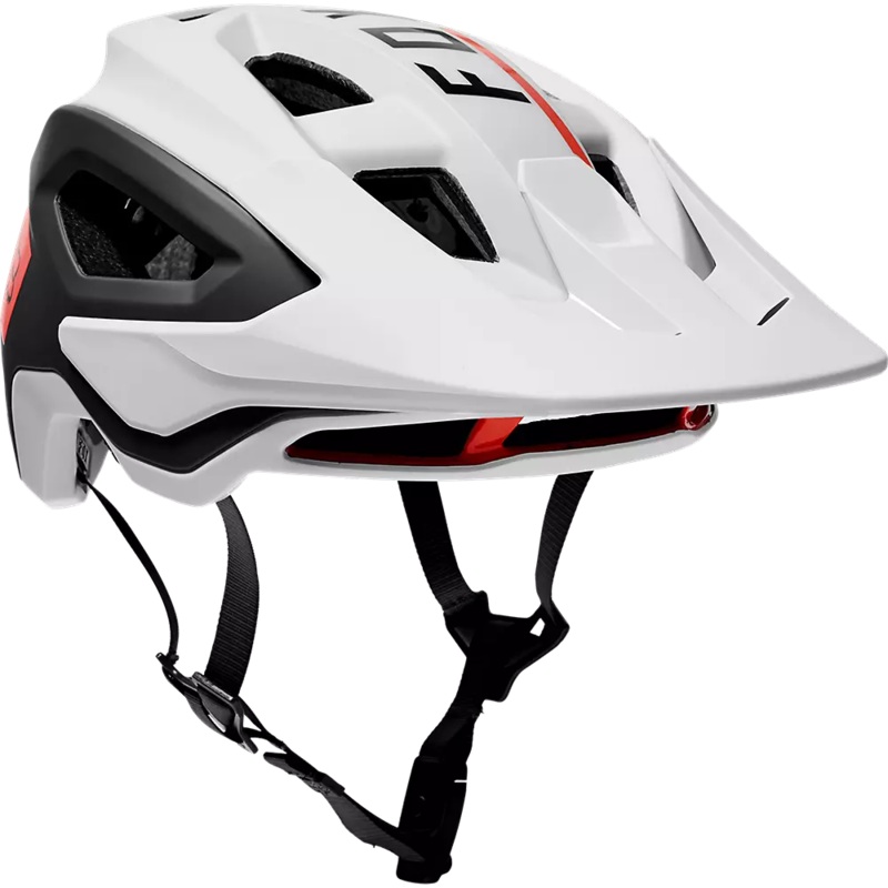 Fox Racing Speedframe Pro MTB Helmet – Blocked – White-Black