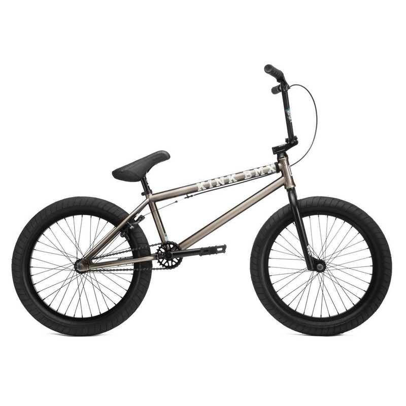 Kink Gap XL 21″TT Bike-Gloss Platinum Black Edge Fade