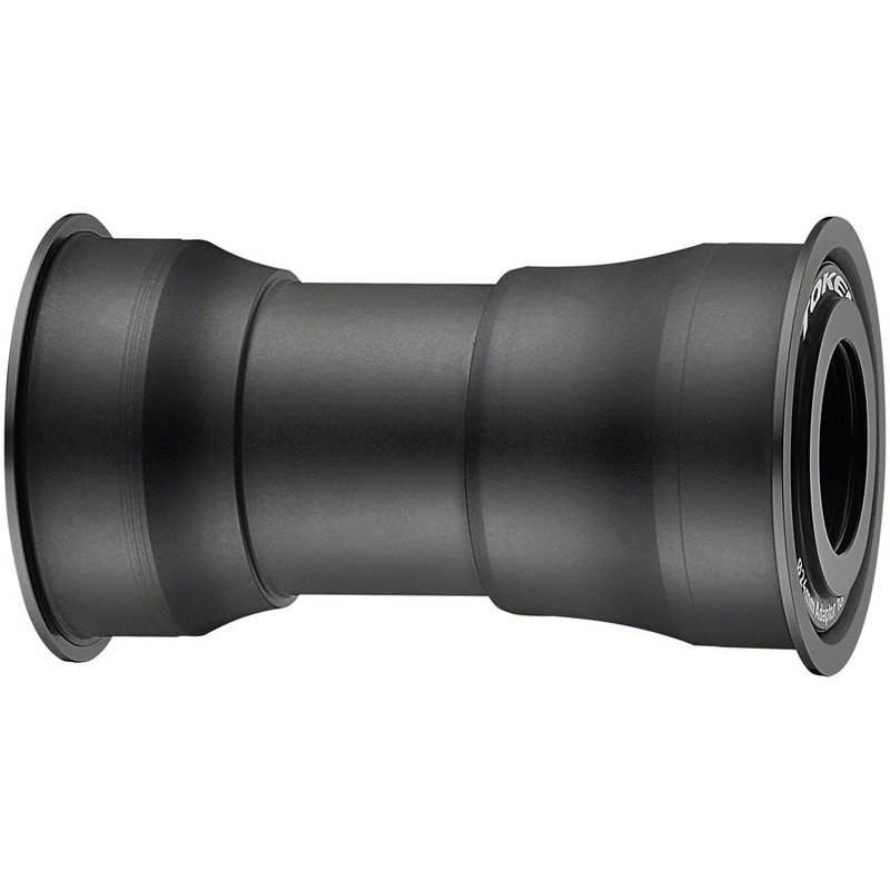 Token BB386PS Press Fit Bottom Bracket – BB386/BB392, Shimano HollowTech II, Black