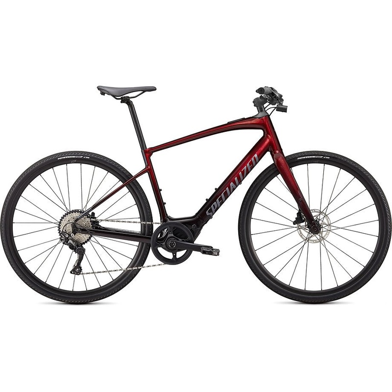 2021 Specialized vado sl 4.0 bike crimson red tint / black reflective l