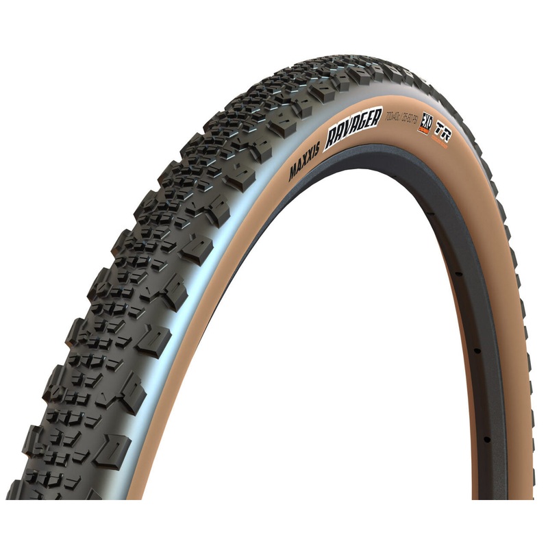 Maxxis Ravager Tire – 700 x 40 Tubeless Folding Tan EXO