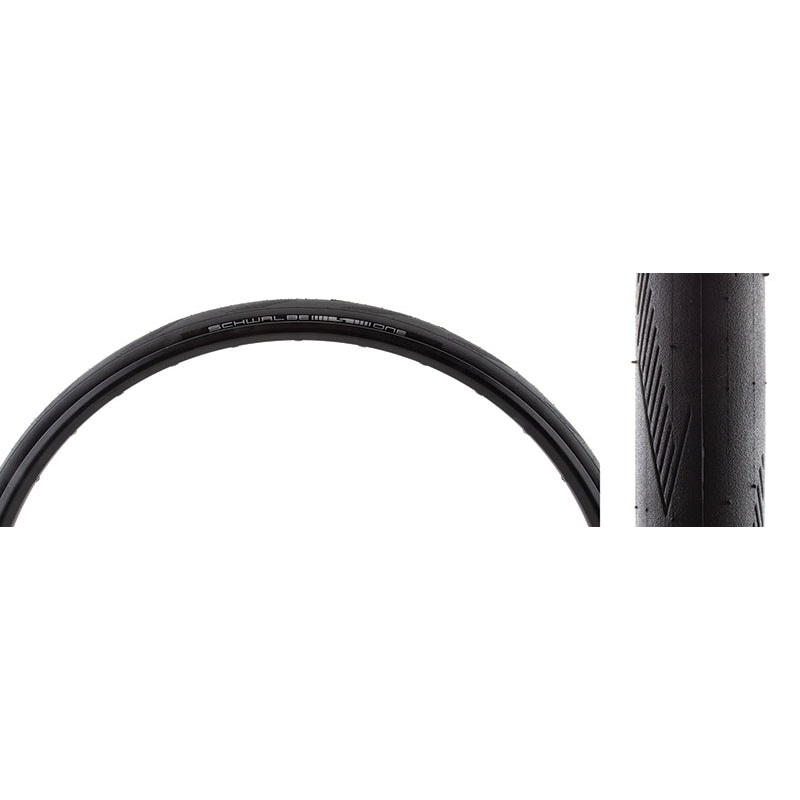 Schwalbe One Tire – 700 x 25 Clincher Folding BLK Performance Line RaceGuard Addix E-25