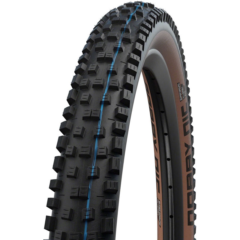 Schwalbe Nobby Nic Tire – 29 x 2.4 Tubeless Folding BLK/Bronze Evolution Line Super Ground Addix SpeedGrip